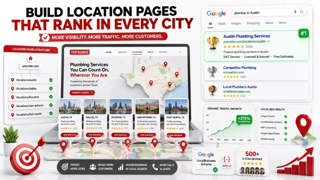 Boost local SEO with location pages