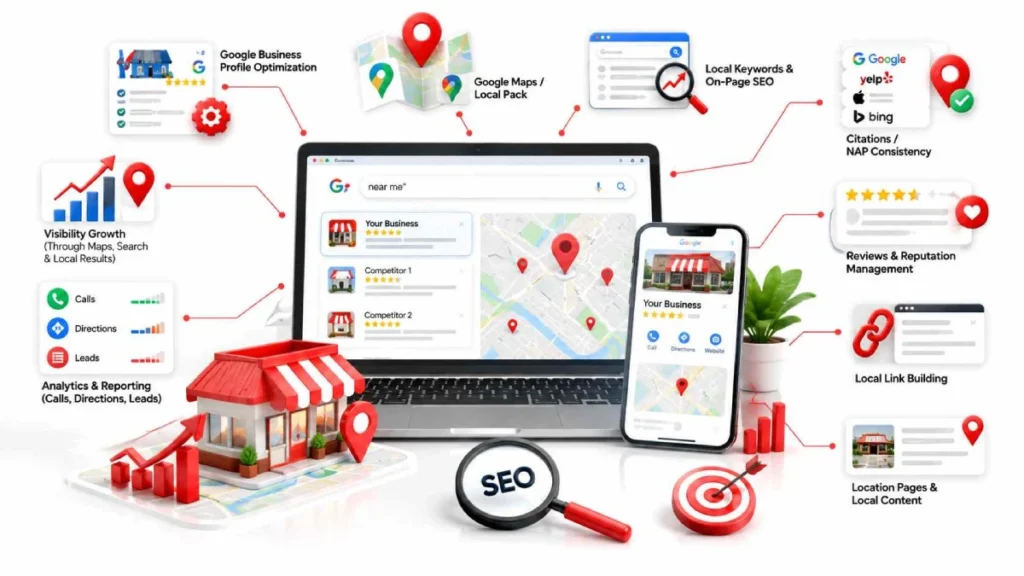 Local SEO Services: What’s Included and What to Expect