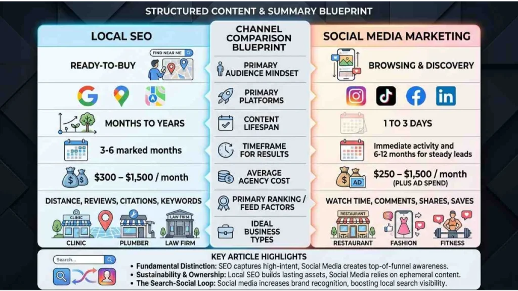 Local SEO vs Social Media Marketing: What Should You Focus On
